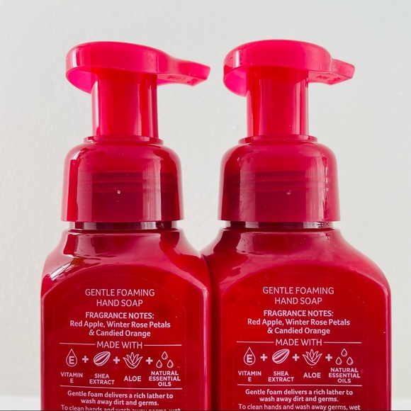 Bath & Body Works BBW Winter Candy Apple Foaming Soaps - Picture 2 of 2